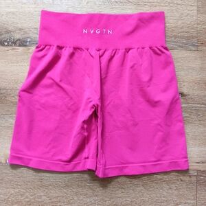 NVGTN Pink Athletic Seamless Bike Shorts Size Medium